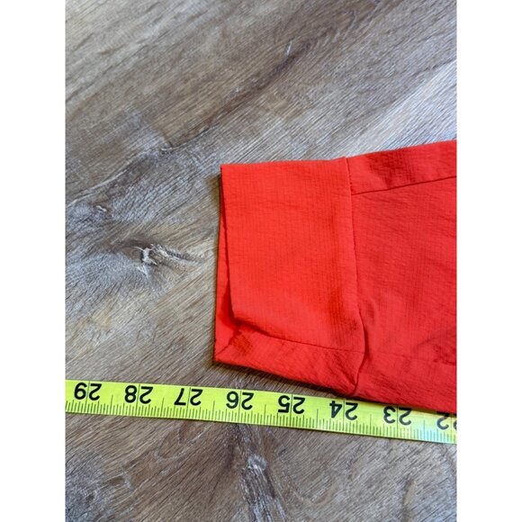 Athleta Trekkie North Orange Jogger Pants Zip Pocket Stretch Nylon Athletic 0 - Picture 8 of 9